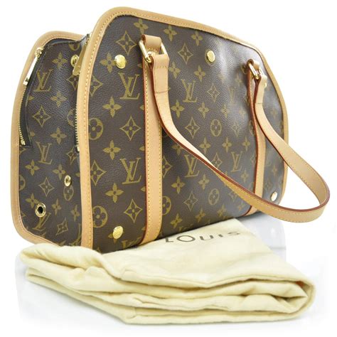 LOUIS VUITTON Monogram Baxter PM Dog Pet Carrier